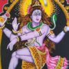 Painel grande clássico de deidade hindu - Shiva Nataraja