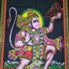 Painel grande clássico de deidade hindu paisagem - Hanuman