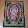 panô de deidade Ganesha com lantejoulas colorido para decorar