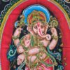 Painel grande clássico de deidade hindu Ganesha VII