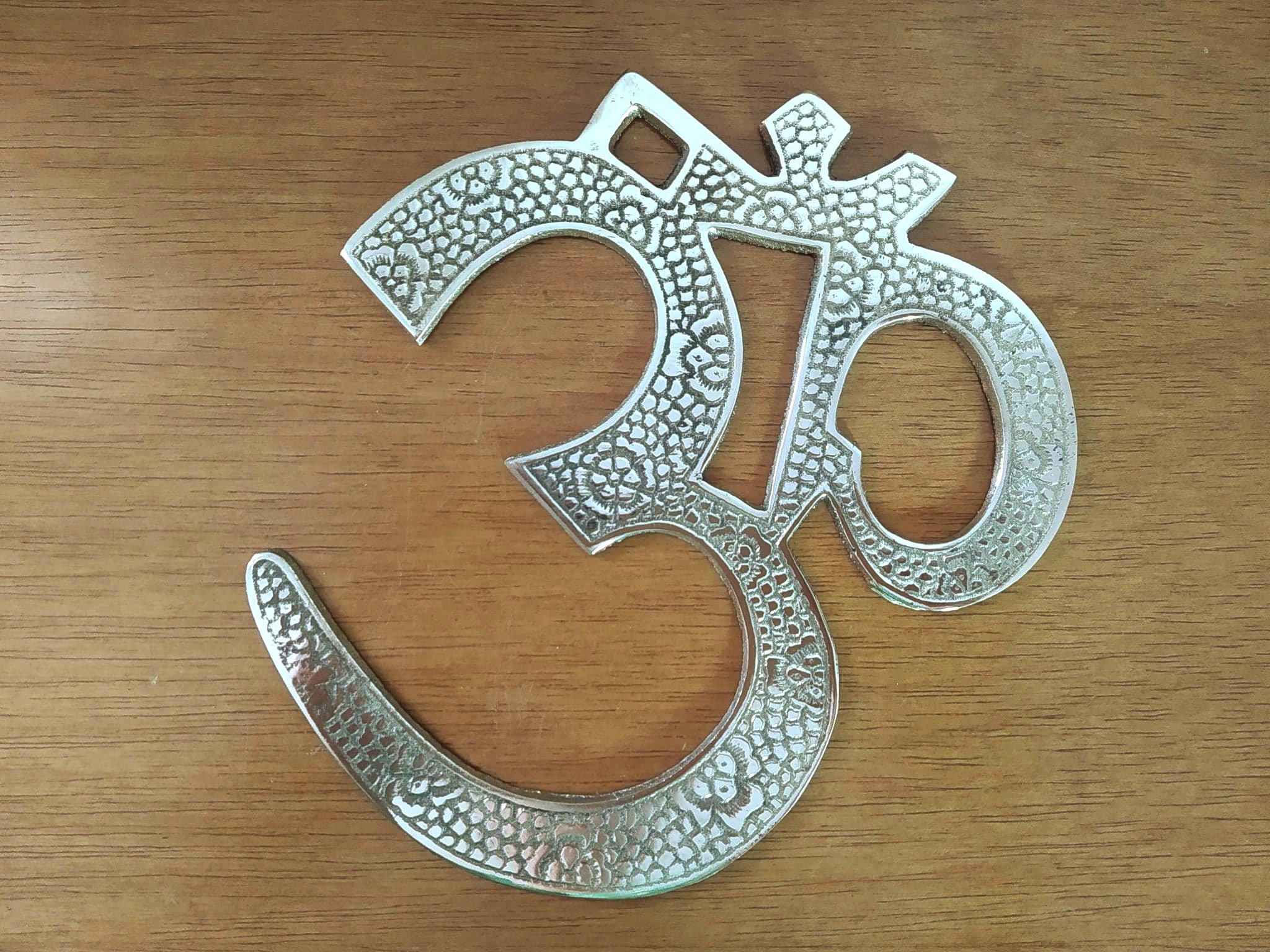 Om de metal para decorar a parede 15 cm