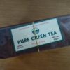 Pure Green Tea com caixa decorativa de madeira entalhada