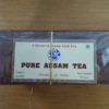 Pure Assam Tea com caixa decorativa de madeira entalhada