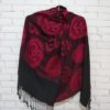 Echarpe indiana dupla face algodão com viscose estampa de OM Pink