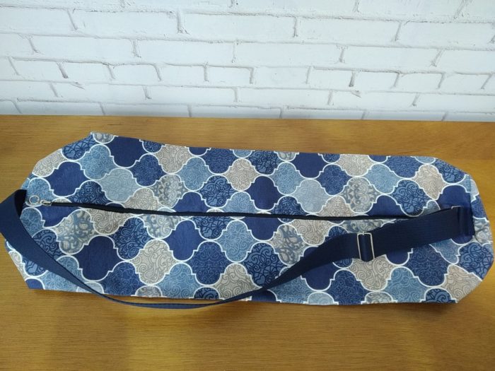Porta Mat de Yoga coleção Oriente Mirage azul