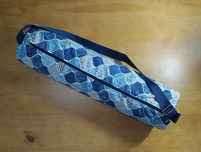 Porta Mat de Yoga coleção Oriente Mirage azul