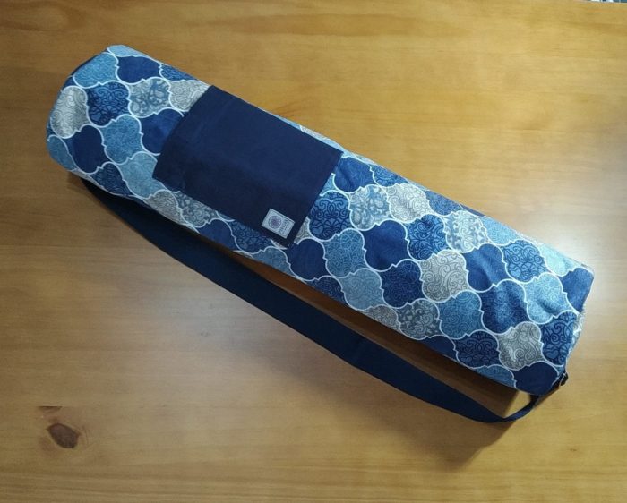 Porta Mat de Yoga coleção Oriente Mirage azul