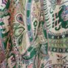 Lenço indiano dupla face algodão e viscose estampa elefantes e camelos