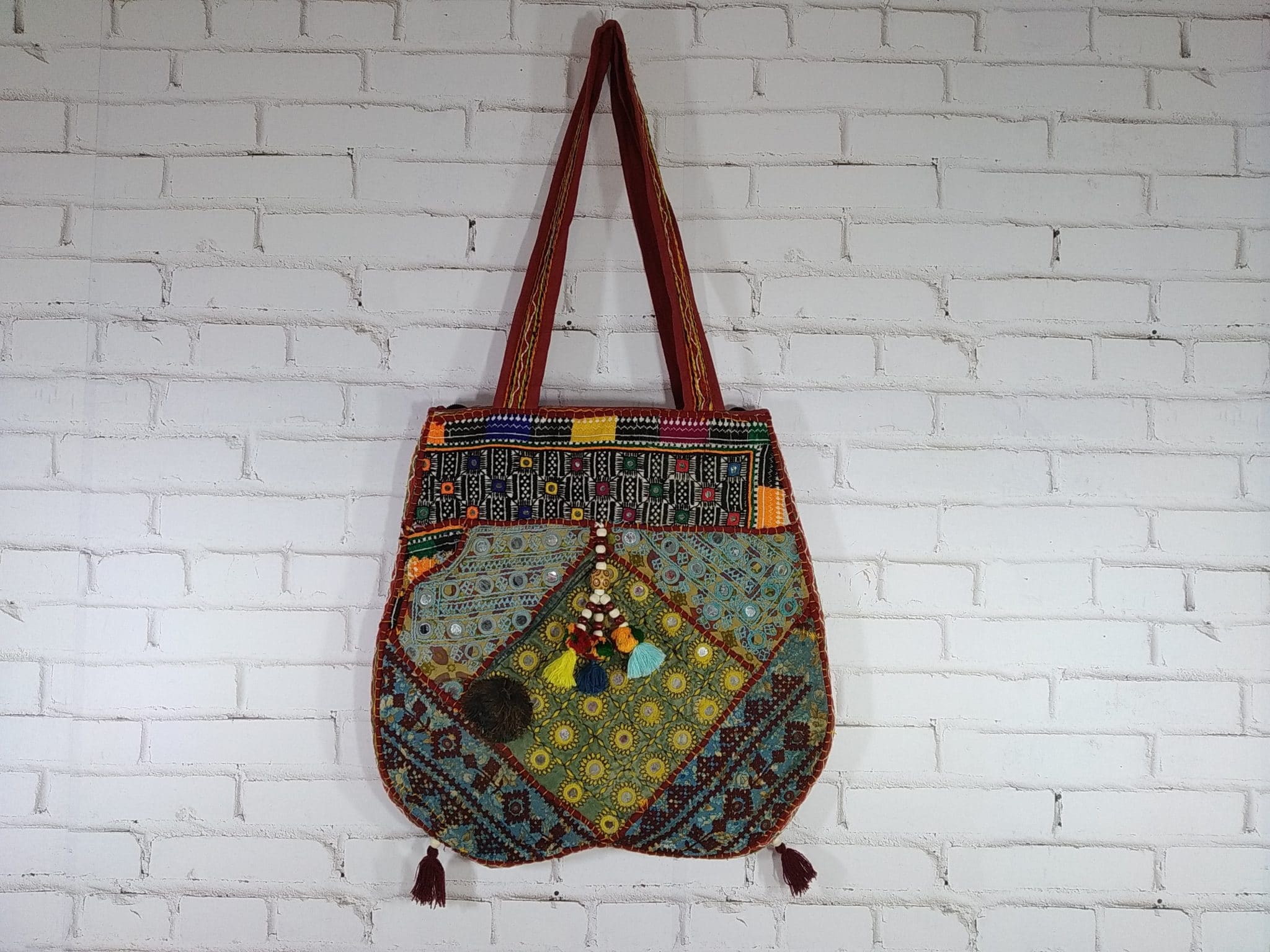 bolsa indiana banjara azul