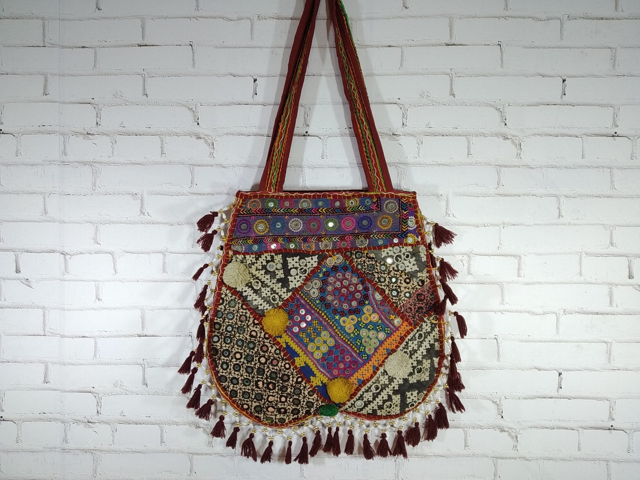 bolsa indiana banjara com tassel