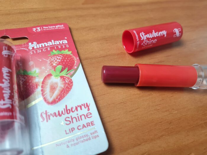 Duo de Lip Care da Himalaya Herbals Morango e Pêssego