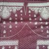 Sari indiano de crepe de seda com pontos de luz marrom