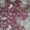 Sari indiano de crepe de seda com pontos de luz marrom