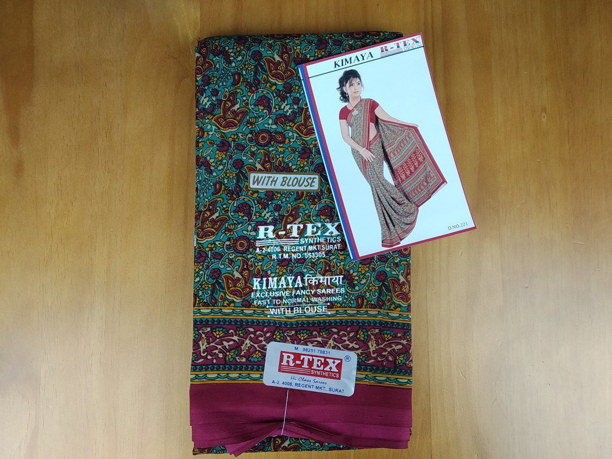 sari indiano viscose floral
