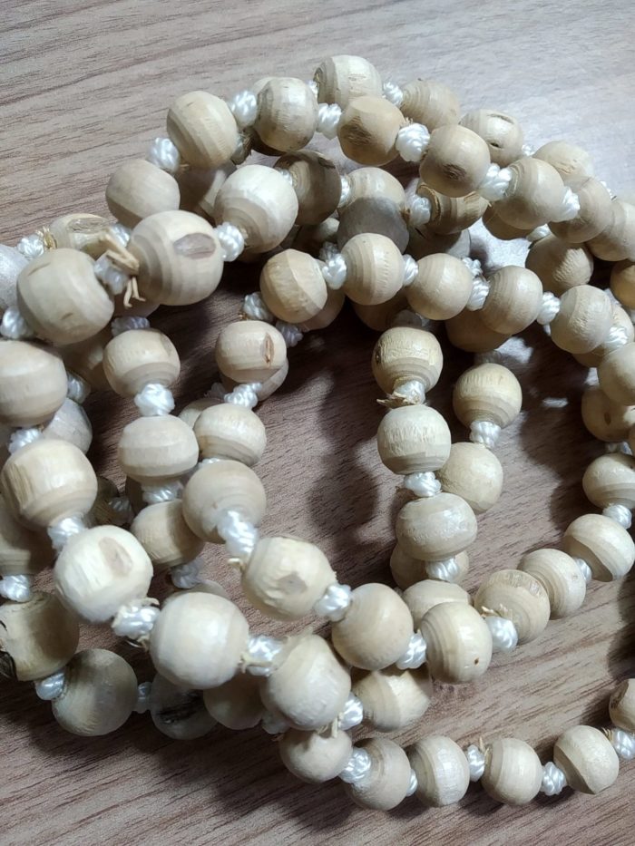 Japamala indiano de 108 contas de Tulasi 10mm