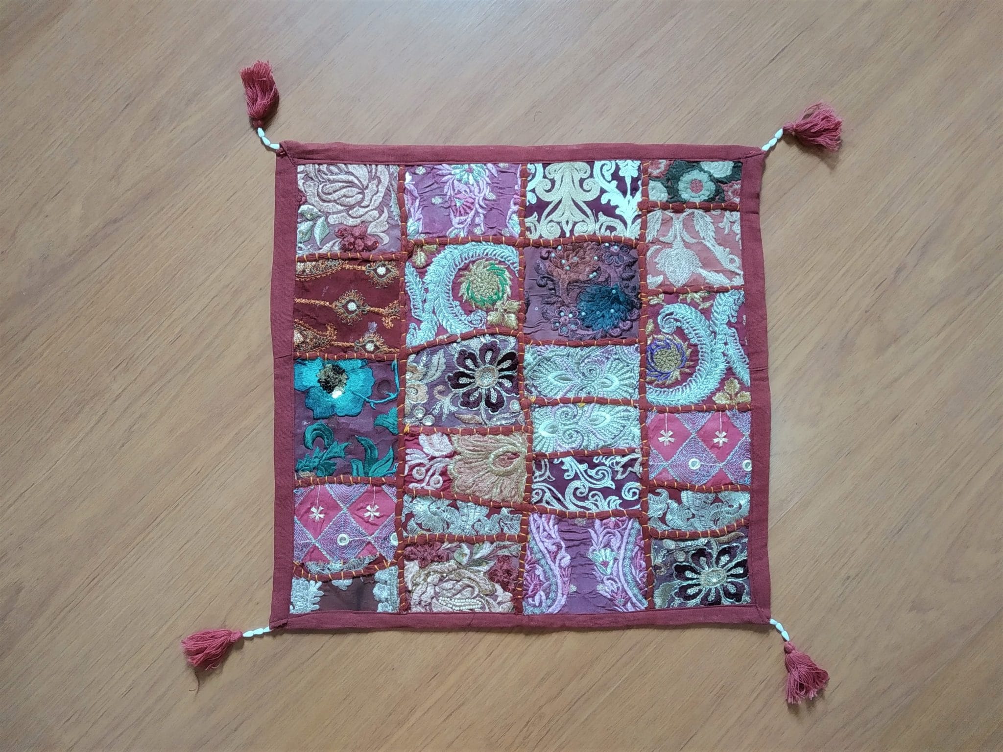 almofada indiana patchwork