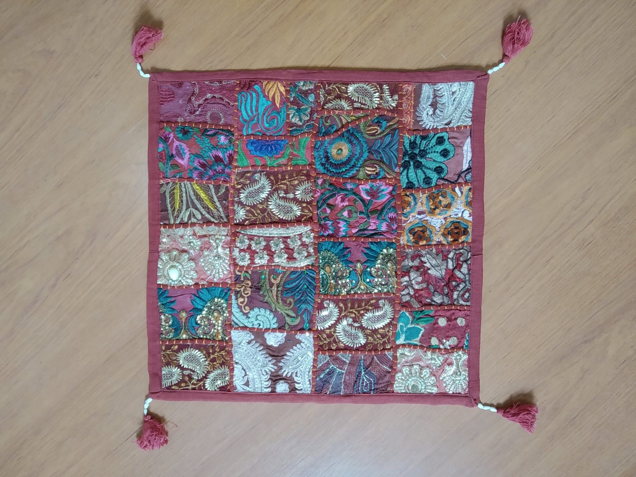 almofada indiana patchwork