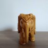 Elefante indiano de madeira maçica esculpido a mão M