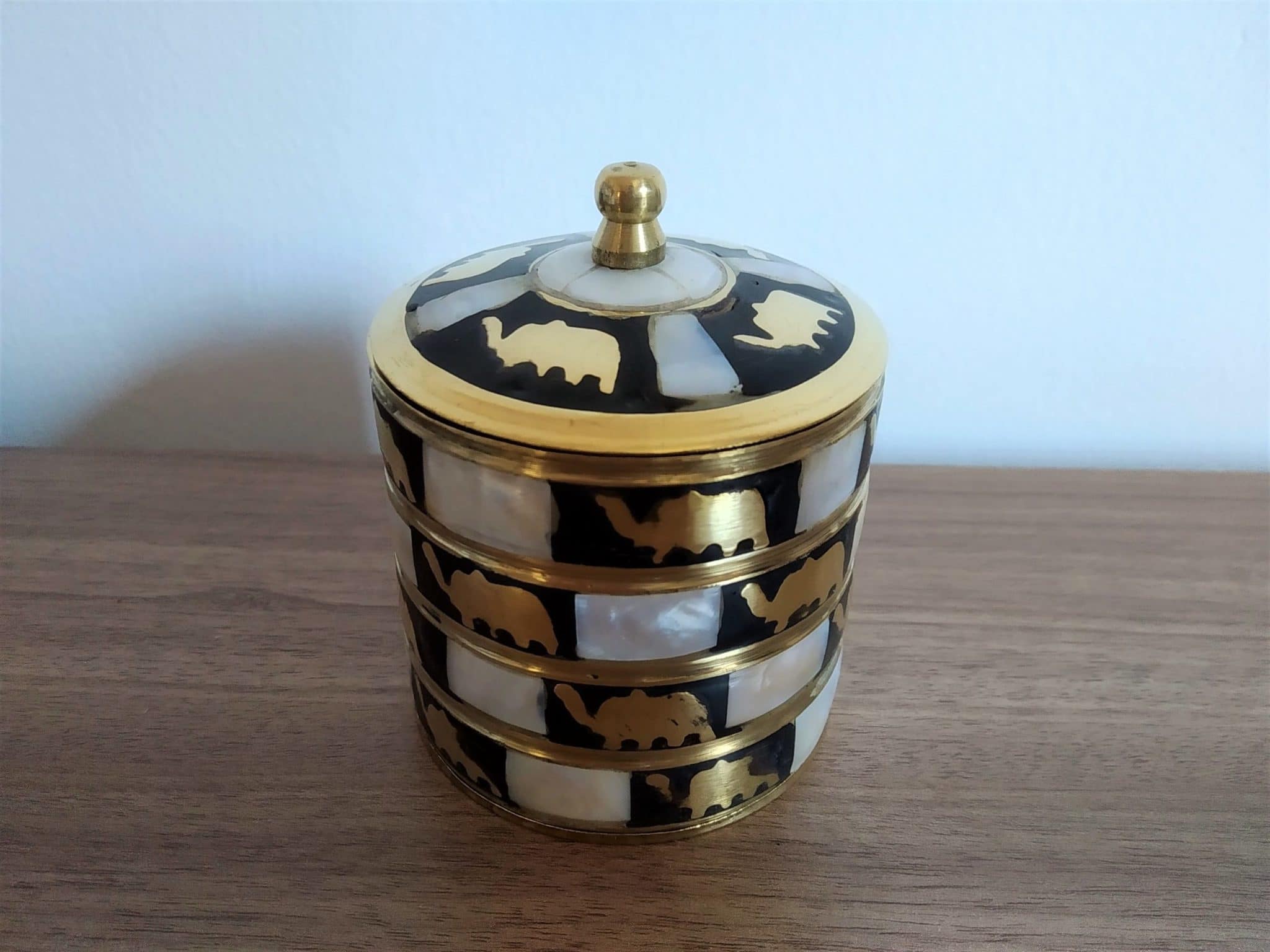pote decorativo bronze