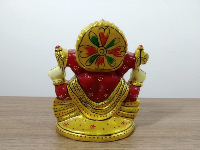 Estátua de Ganesha com técnica cloisonné 10cm
