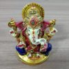 Estátua de Ganesha com técnica cloisonné 10cm
