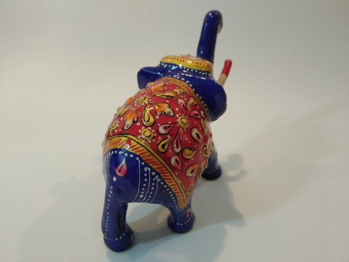 Elefante de metal esmaltado com técnica cloisonné M