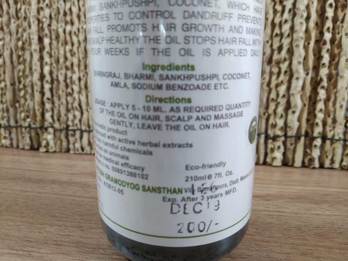 Maha Bhringraj Óleo de cabelo ayurvédico 210 ml