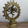 Estátua do Deus Shiva Nataraja em brass 23cm