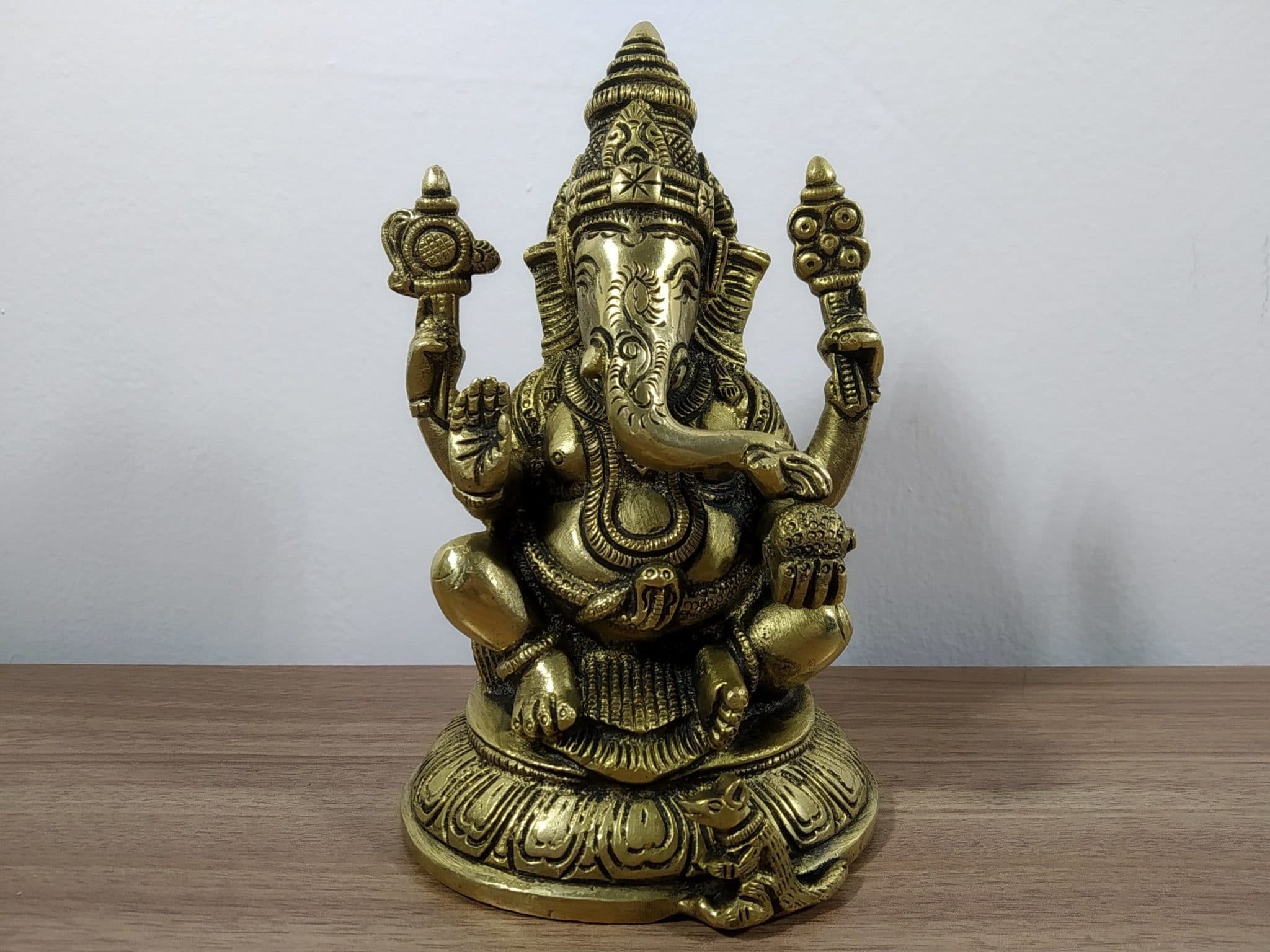 Lord Ganesha em metal