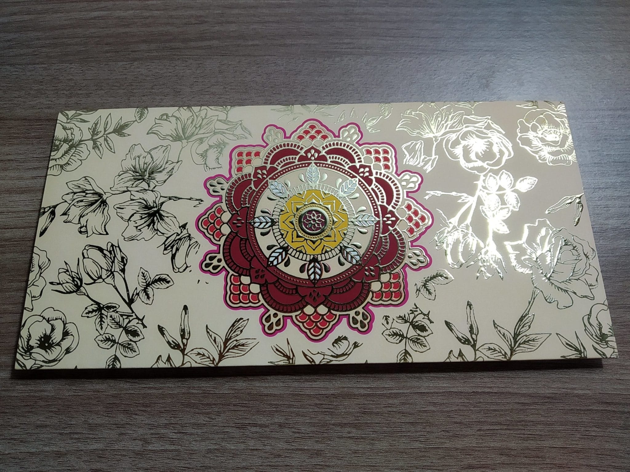 envelope de carta indiano mandala