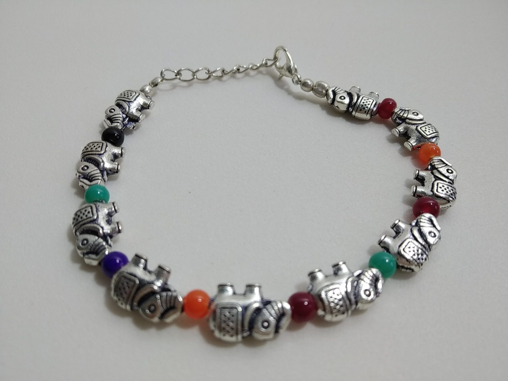 pulseira indiana de elefantes