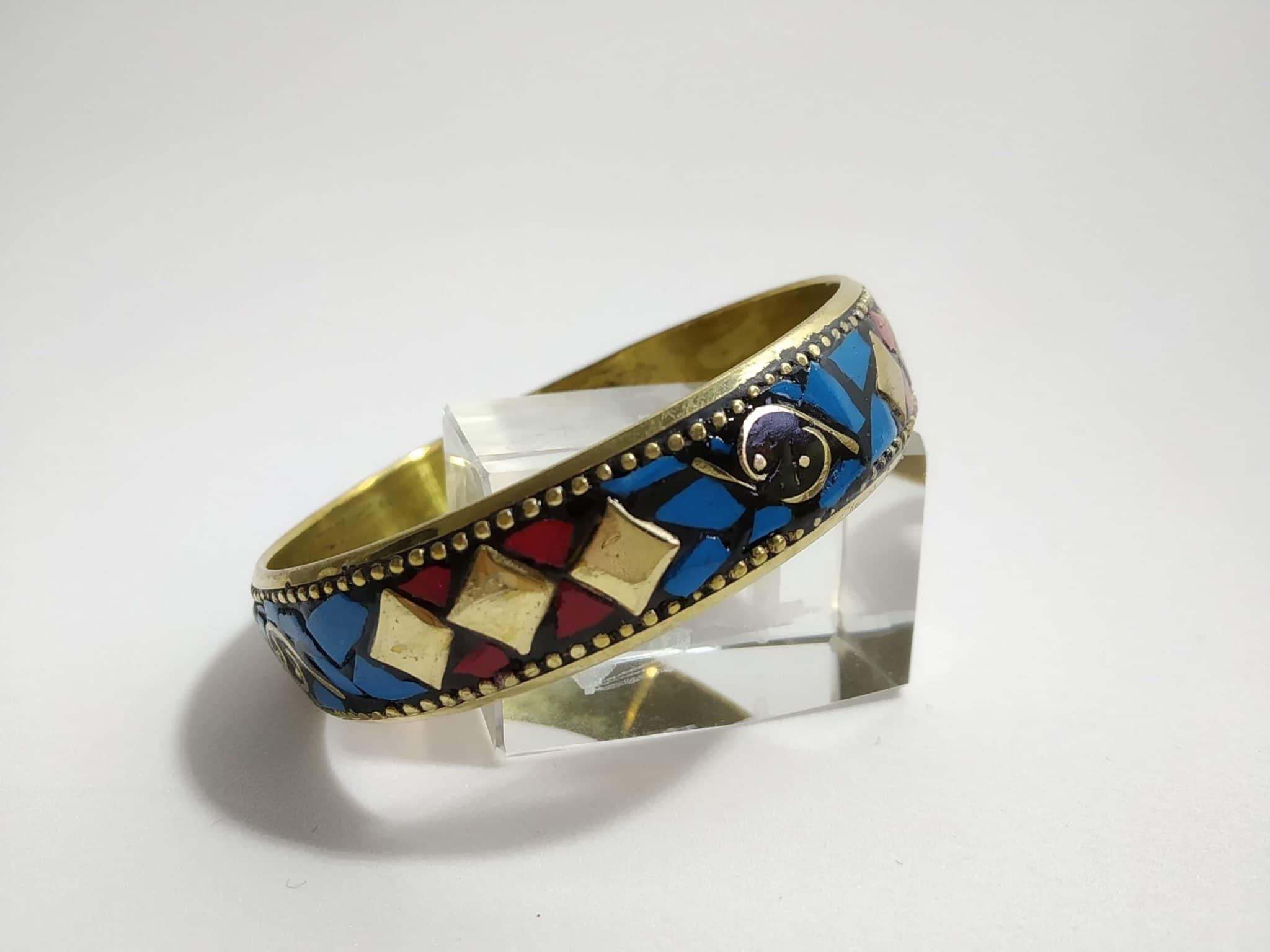 pulseira tibetana pedras naturais