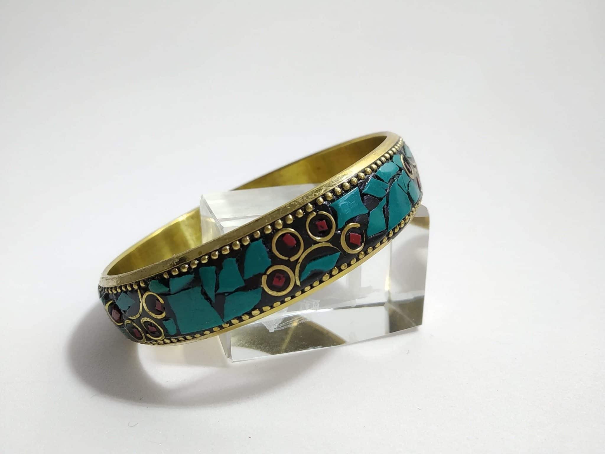 pulseira tibetana pedras naturais