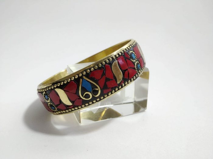 pulseira tibetana pedras naturais