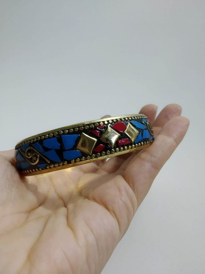 pulseira tibetana pedras naturais