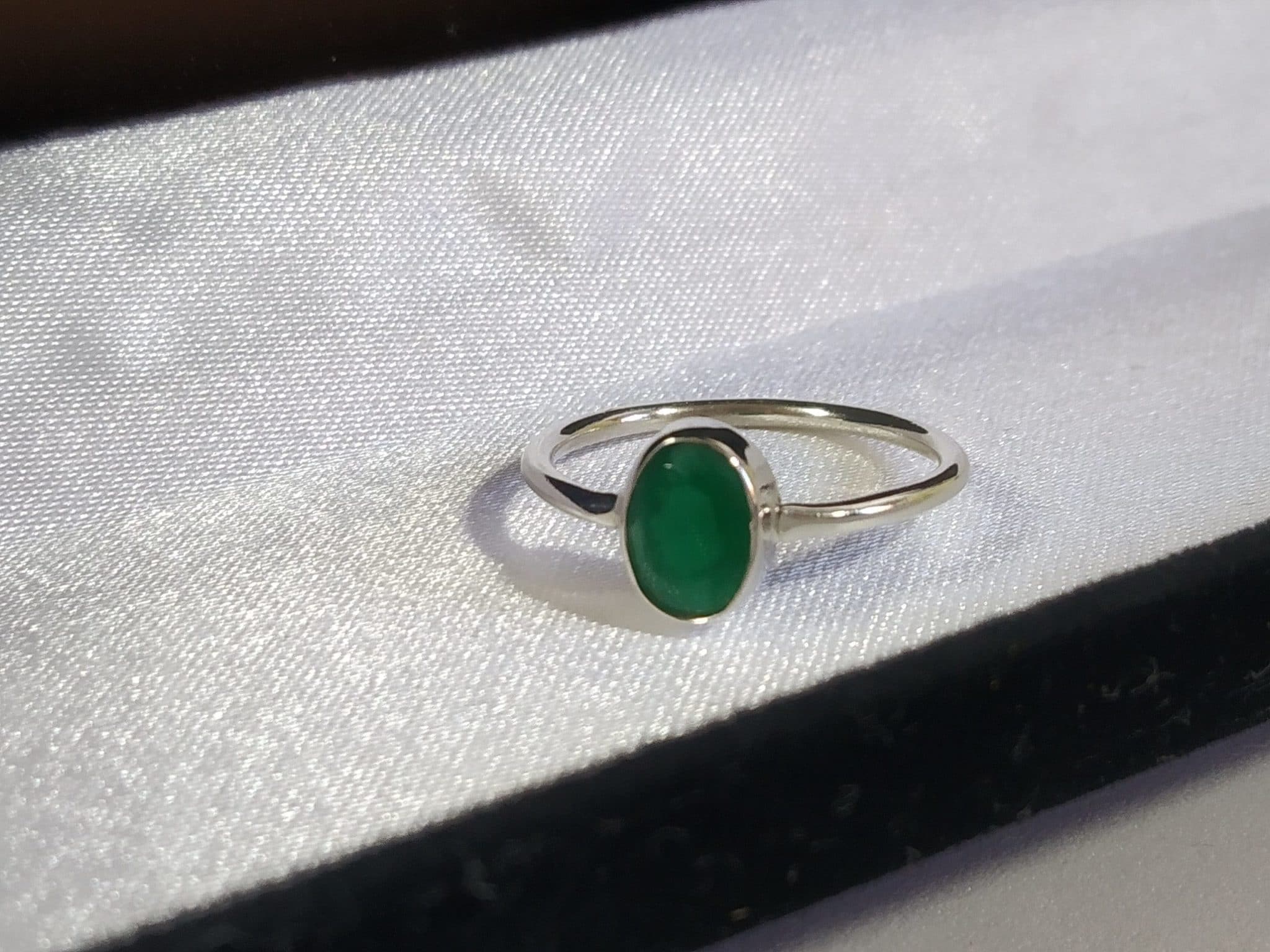 anel indiano ônix verde