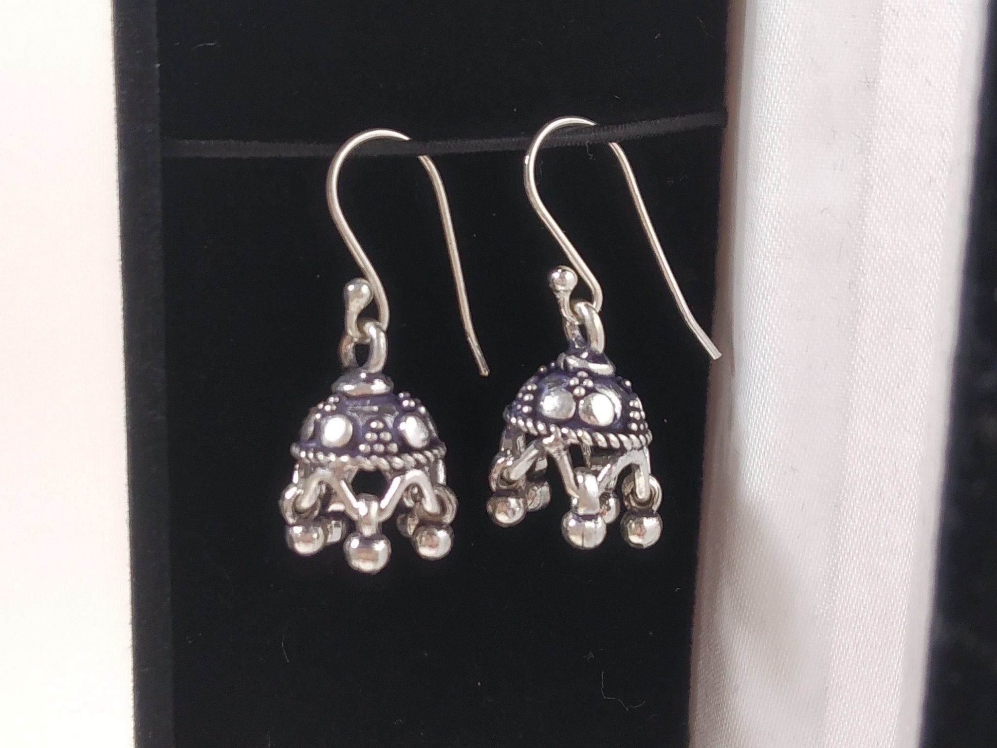 brinco jhumka de prata