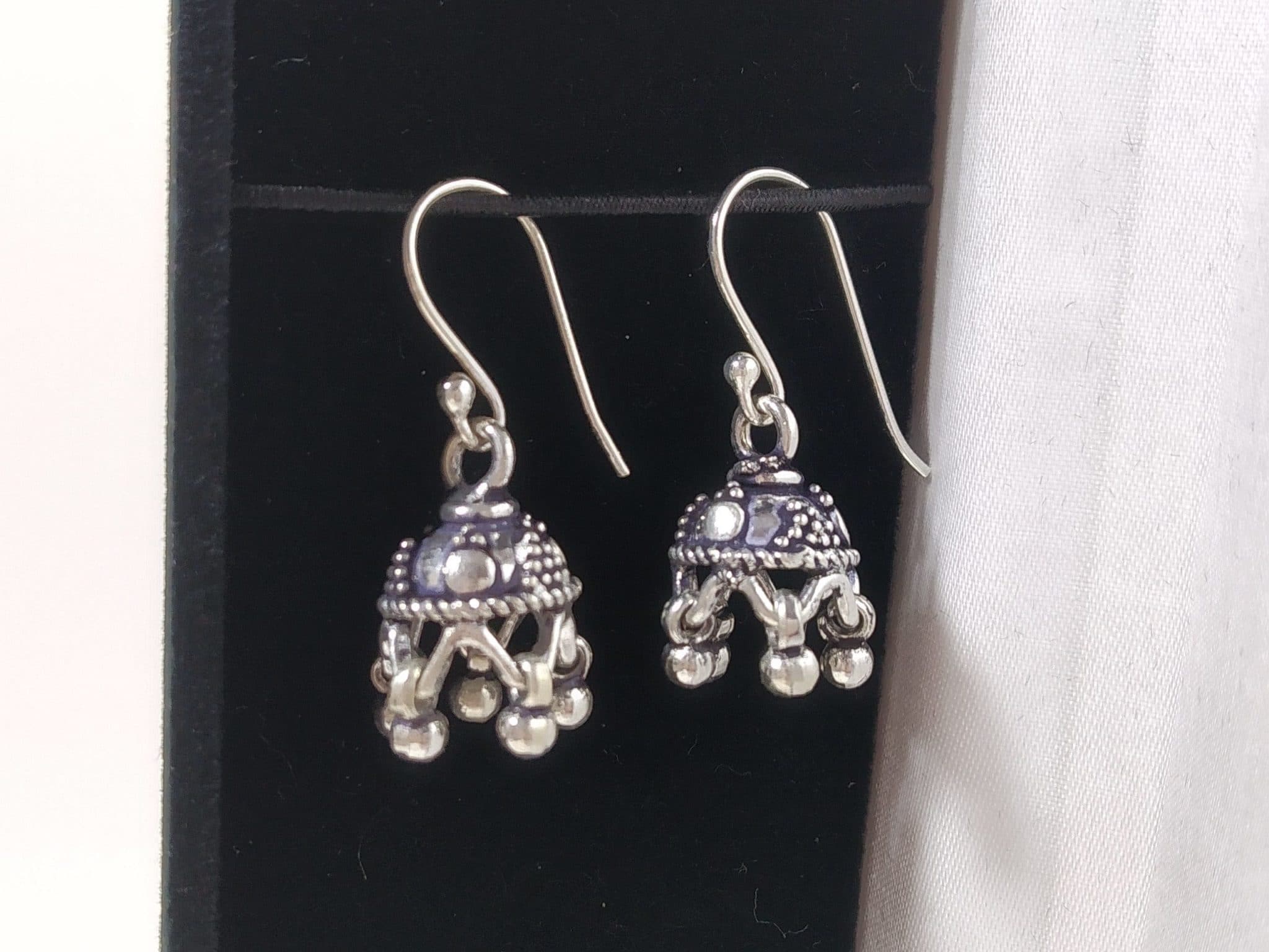 brinco jhumka de prata