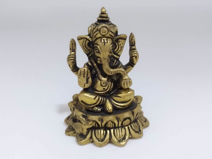 Ganesha pequeno de bronze