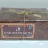 Pure Darjeeling Tea com caixa decorativa de madeira entalhada