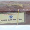 Pure Assam Tea com caixa decorativa de madeira entalhada
