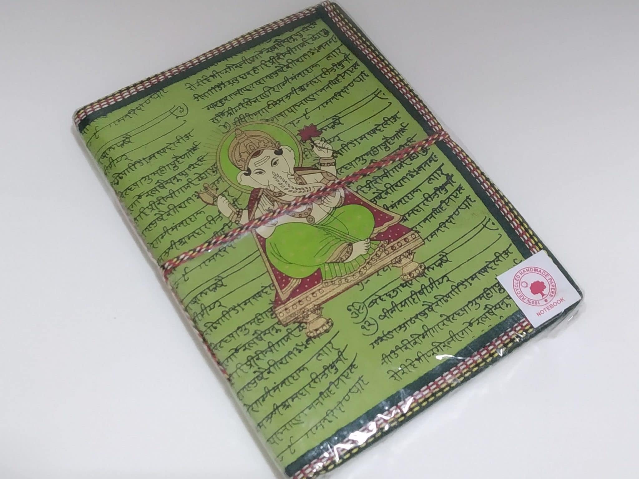 caderno artesanal indiano Ganesha