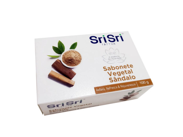 Sabonete Vegetal de Sândalo da Sri Sri Tattva
