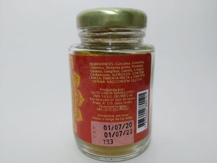 Garam Massala tempero clássico indiano 50g