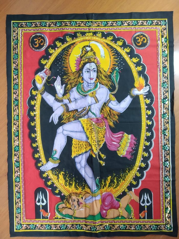 Painel grande clássico de deidade hindu - Shiva Nataraja