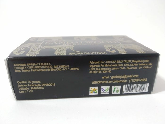 Sabonete corporal natural Goloka Sandalwood (sândalo)