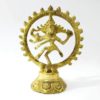 estátua de Shiva Nataraja pequena metal