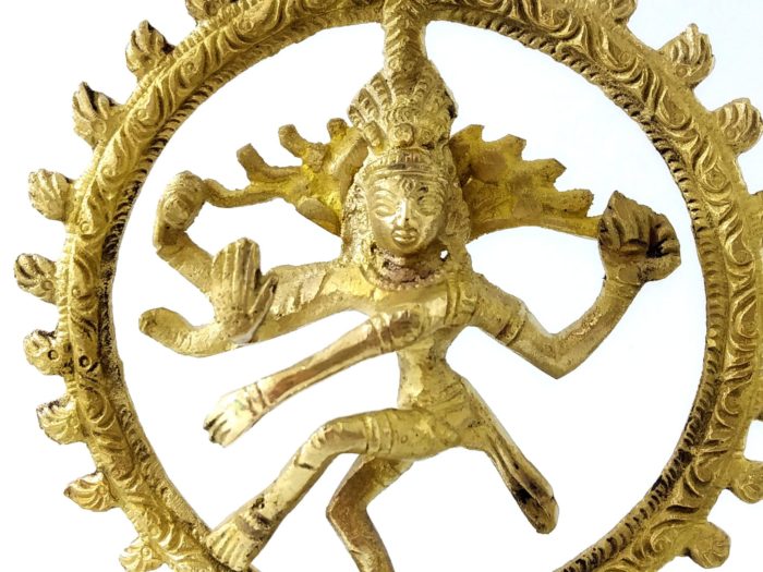 Estatueta de metal de Shiva Nataraja 10cm