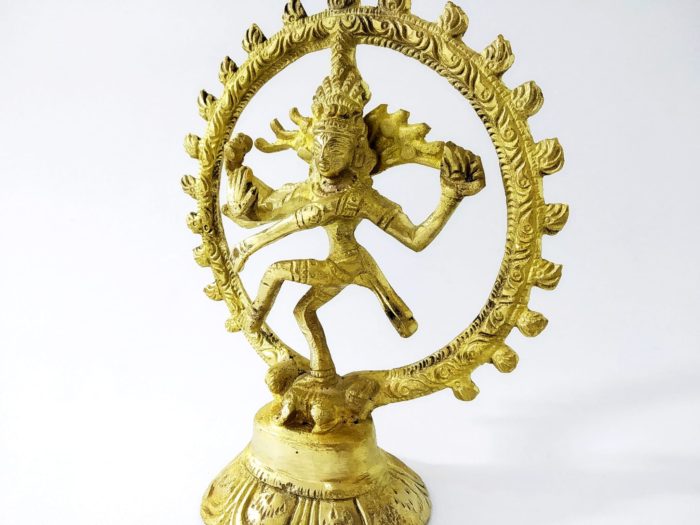 Estatueta de metal de Shiva Nataraja 10cm