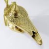 Lâmpada a óleo indiana de metal brass design árabe medieval G